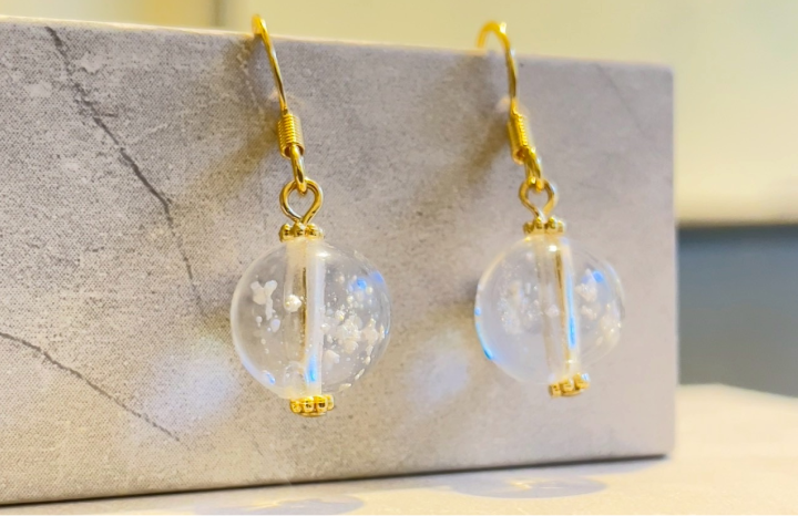 inori 遺骨封入お守り ピアス（フック）