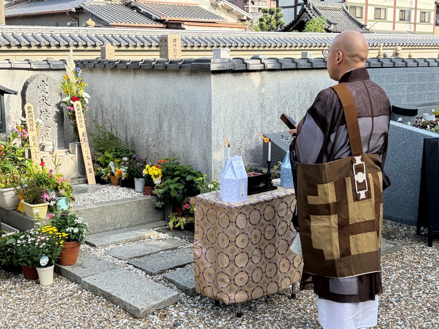 銀山寺ペット永代納骨墓での読経